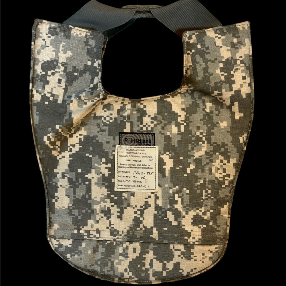 Point Blank USGI Deltoid & Axillary Protecter (D.A.P.S.) with Inserts
